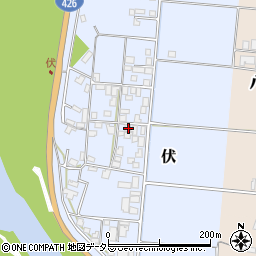 兵庫県豊岡市伏222-5周辺の地図