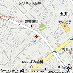 ココス五井店周辺の地図
