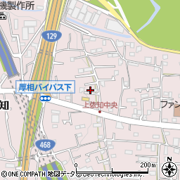 神奈川県厚木市上依知517周辺の地図