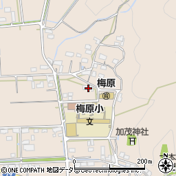 岐阜県山県市梅原1529周辺の地図