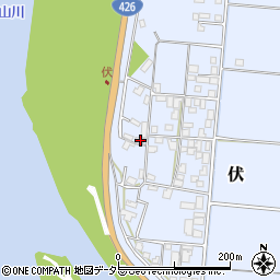 兵庫県豊岡市伏508-1周辺の地図