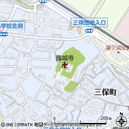 舊城寺周辺の地図