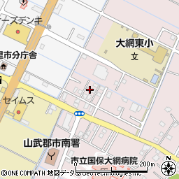 千葉県大網白里市富田7周辺の地図