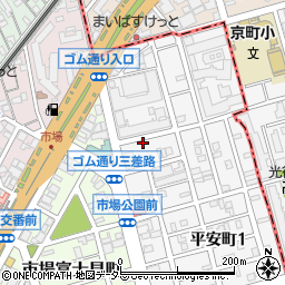 ＮＴＴ東日本鶴見平安社宅１号棟周辺の地図