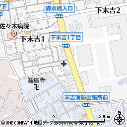 レッツ倶楽部 鶴見下末吉周辺の地図