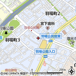 長野県飯田市羽場町周辺の地図