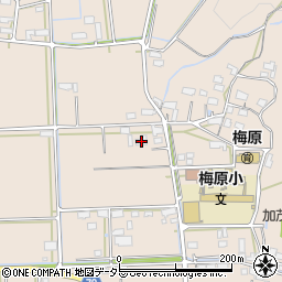 岐阜県山県市梅原1507周辺の地図
