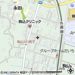 千葉県大網白里市駒込1201周辺の地図
