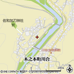 滋賀県長浜市木之本町川合1229周辺の地図