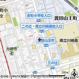 ドラッグセイムス川崎京町１丁目店周辺の地図