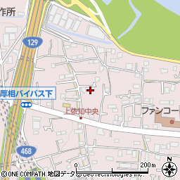 神奈川県厚木市上依知247周辺の地図