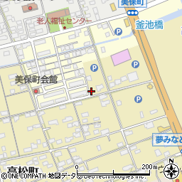 鳥取県境港市高松町245周辺の地図