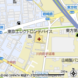 神奈川三菱ふそう港北支店部品周辺の地図
