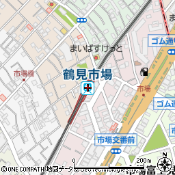 神奈川県横浜市鶴見区周辺の地図