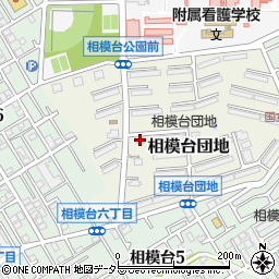 神奈川県相模原市南区相模台団地6-8周辺の地図
