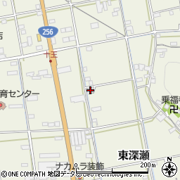 岐阜県山県市東深瀬1057周辺の地図
