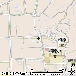 岐阜県山県市梅原1514周辺の地図