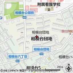 神奈川県相模原市南区相模台団地6-1周辺の地図