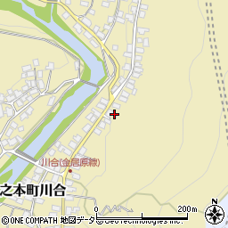 滋賀県長浜市木之本町川合372周辺の地図