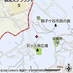 神奈川県横浜市鶴見区獅子ケ谷3丁目19-13周辺の地図