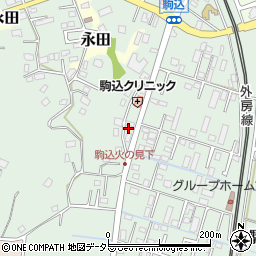 千葉県大網白里市駒込1661周辺の地図