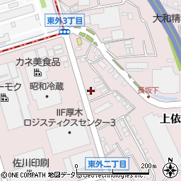 神奈川県厚木市上依知898-8周辺の地図