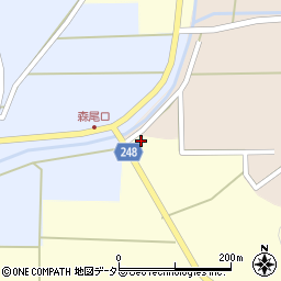 兵庫県豊岡市立石246周辺の地図