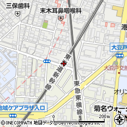尾高ダンススタジオ周辺の地図