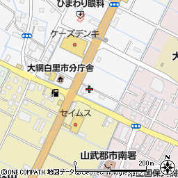 千葉県大網白里市仏島75周辺の地図