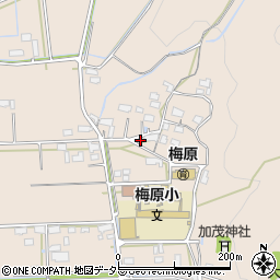 岐阜県山県市梅原1527周辺の地図