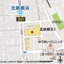 ディスワン新横浜店周辺の地図