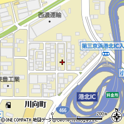 神奈川県横浜市都筑区川向町957周辺の地図