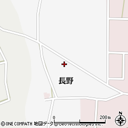 鳥取県西伯郡大山町長野周辺の地図
