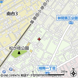 神奈川県相模原市南区松が枝町周辺の地図