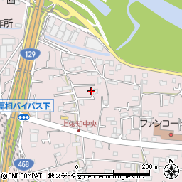 神奈川県厚木市上依知244周辺の地図