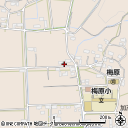 岐阜県山県市梅原1857周辺の地図