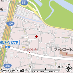 神奈川県厚木市上依知244-8周辺の地図