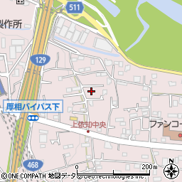 神奈川県厚木市上依知244-2周辺の地図