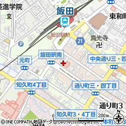 有限会社飯田繊維周辺の地図