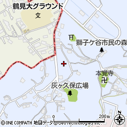 神奈川県横浜市鶴見区獅子ケ谷3丁目19周辺の地図