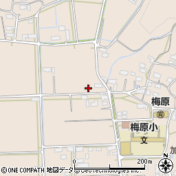岐阜県山県市梅原1858周辺の地図