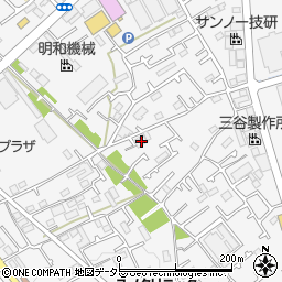 神奈川県愛甲郡愛川町中津850-1周辺の地図