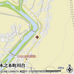 滋賀県長浜市木之本町川合376周辺の地図