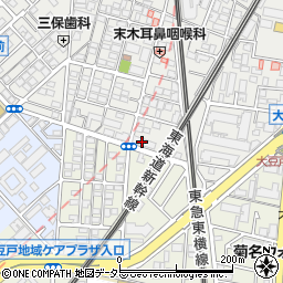 大倉山測量設計有限会社周辺の地図