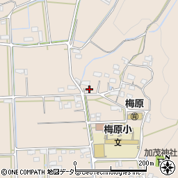 岐阜県山県市梅原1515周辺の地図