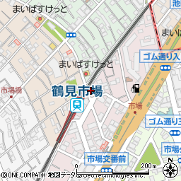 すき家鶴見市場駅前店周辺の地図