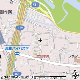 神奈川県厚木市上依知227周辺の地図