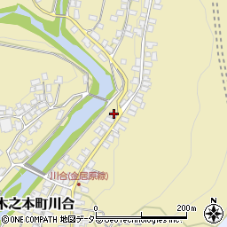滋賀県長浜市木之本町川合377周辺の地図