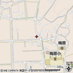 岐阜県山県市梅原1849周辺の地図