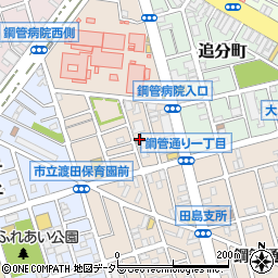 東鋼会館周辺の地図